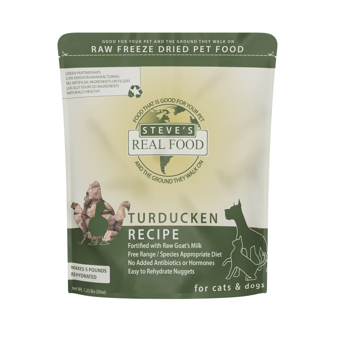 Freeze Dried Raw Pet Food Turducken Nuggets Steve s Real Food